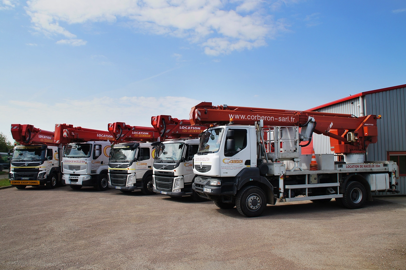 Corberon - agence d'Avallon - location de nacelles sur poids lourds