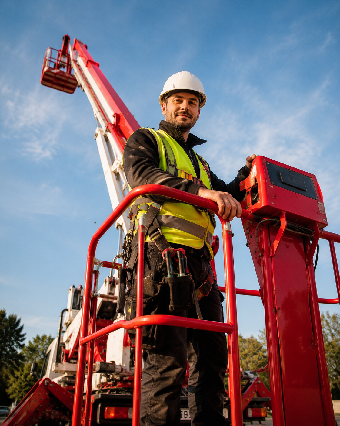 Location nacelle avec opérateur certifié CACES — Corberon Bourgogne Ain